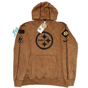 ❤️Pittsburgh Steelers Salute to Service Hoodie 2023 Men's Sideline Pullover❤️